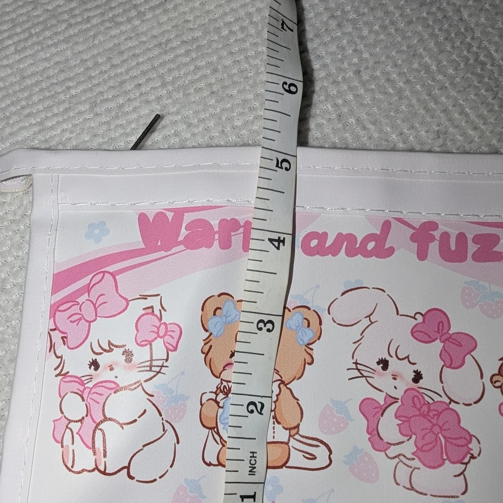 Kids Pink‎ and White Pouch
